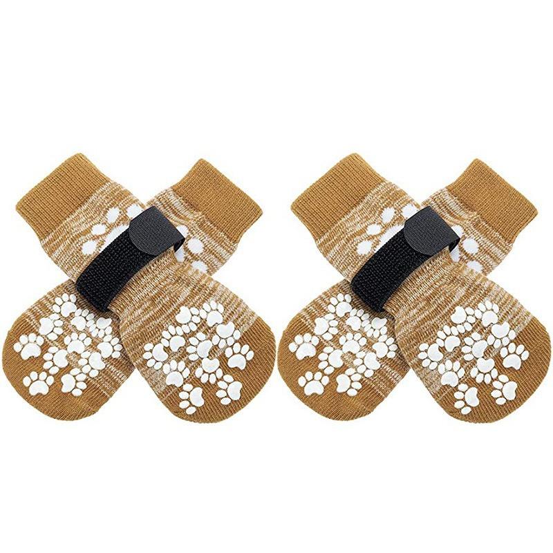 Silent Non-Slip Animal Pet Socks for Medium Large Dogs Breathable Outdoor Dog Shoes Anti-Dirt Paw Protectors All Seasons Use