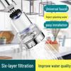 Universal Splash-Proof Kitchen Faucet Filter Extension Device