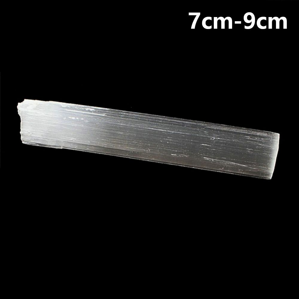 Specimen Jewelry Making White Selenite Wand Natural Gypsum Sticks Healing Stone Crystal Quartz