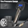 Car Tire Manometro High-precision Monitoring Inflation Gun Car Tire Pressure Gauge 0-18Kg/cm2 With Inflator Hose Digital Inflator Gauge 0-255Psi