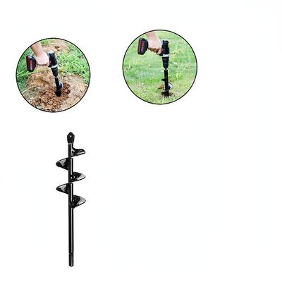 Спиральное сверло для плантаторов, шнек для двора, садоводства, постельные принадлежности, посадочная яма, сменный садовый инструмент