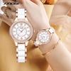 SINOBI New Design Ladies Watches Fashion Top Luxury Women's Quartz Wristwatches Diamond Clock for Girl Best Gifts for Family