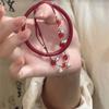 2026 Модный Китайский Красный Бисер Праздничный Вязаный Браслет Женский Шарм Винтажный Счастливый Браслет Украшения Вечеринка Винтажный Популярный Браслет