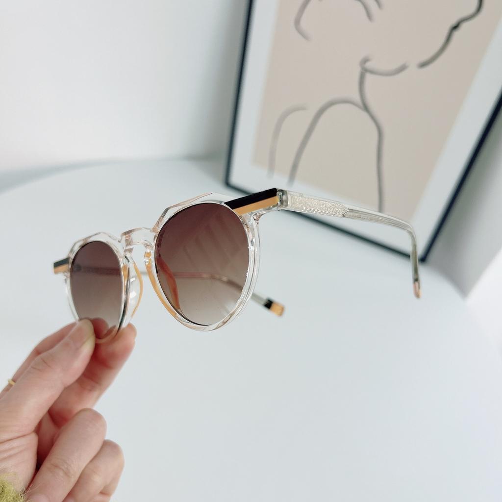 Солнцезащитные очки в круглой оправе в стиле ретро, универсальные очки с защитой от синего света для мужчин и женщин, модные солнцезащитные очки