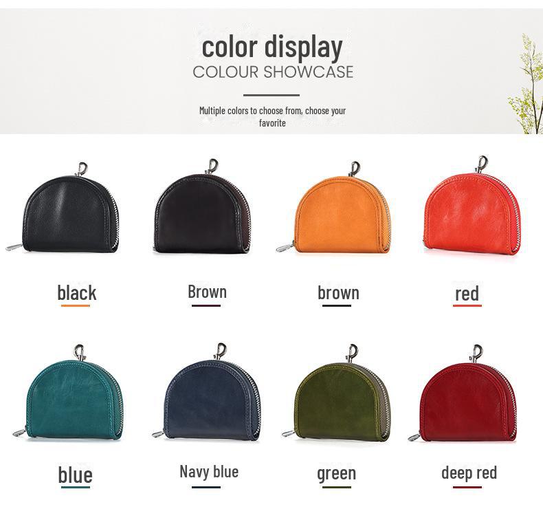 Женский мини-кошелек из натуральной кожи - роскошный летний кошелек из коровьей кожи