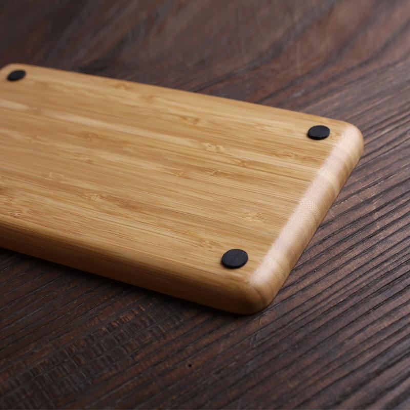 Расписанный вручную поднос для чая из сухого бамбука, простой небольшой поднос для чая, чайный столик, чайный сервиз, аксессуары для офиса и дома, поднос для чая