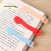 Silicone Page-Following Bookmarks: Durable, Functional, Non-Deformable Clips for Home and Student Use