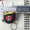 PULABO Retractable Ruler Tape Measure Tool Keychain Mini Pocket Size Metric 1 Meter Measuring Tape Practical