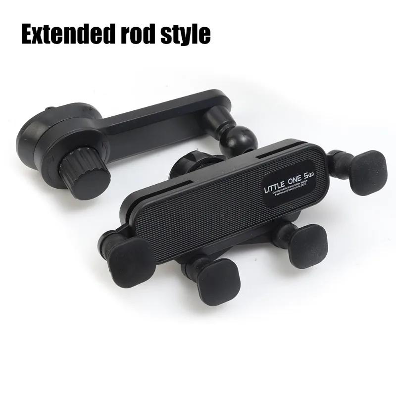 Кронштейн для автомобильного телефона с воздуховыпускным отверстием, вращение на 360 °, универсальная стойка для GPS-навигатора, удлинительная стойка, гравитационная стойка, подходящая для устройств размером от 4,7 до 7 дюймов