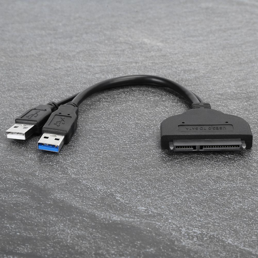 Кабель USB3.0 - SATA для подключения жесткого диска к компьютеру, преобразование данных, передача данных C0108Black