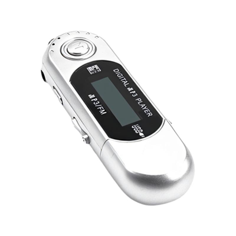USB MP3-плеер со слотом для карты TF и ЖК-дисплеем, питание от батареи 3A, Plug and Play, для музыки на улице