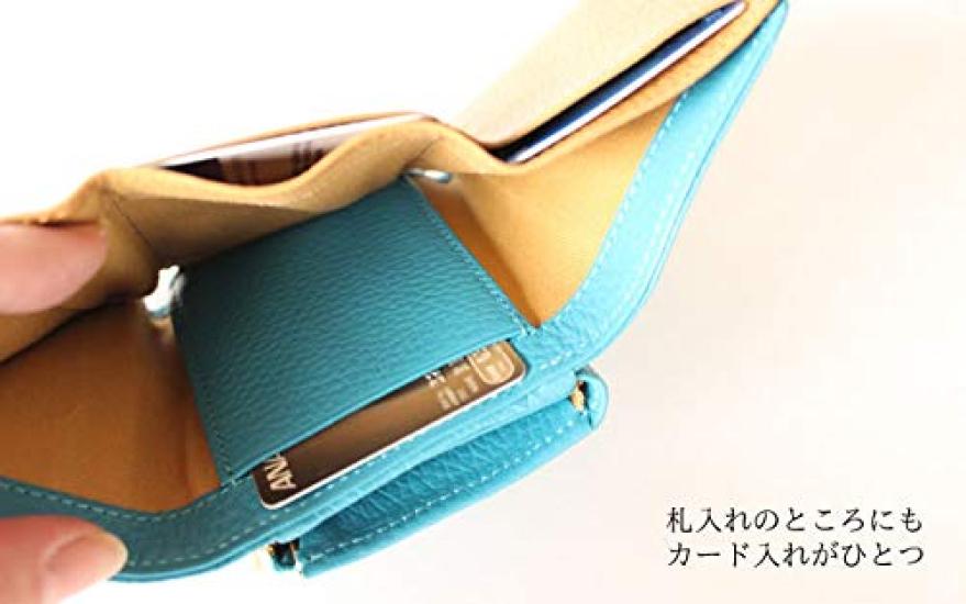 CCOMPANY LIMITED Женский трехскладной кошелек Lupo 2 Second из итальянской кожи с отделением для монет и кардхолдером (военно-морской флот)