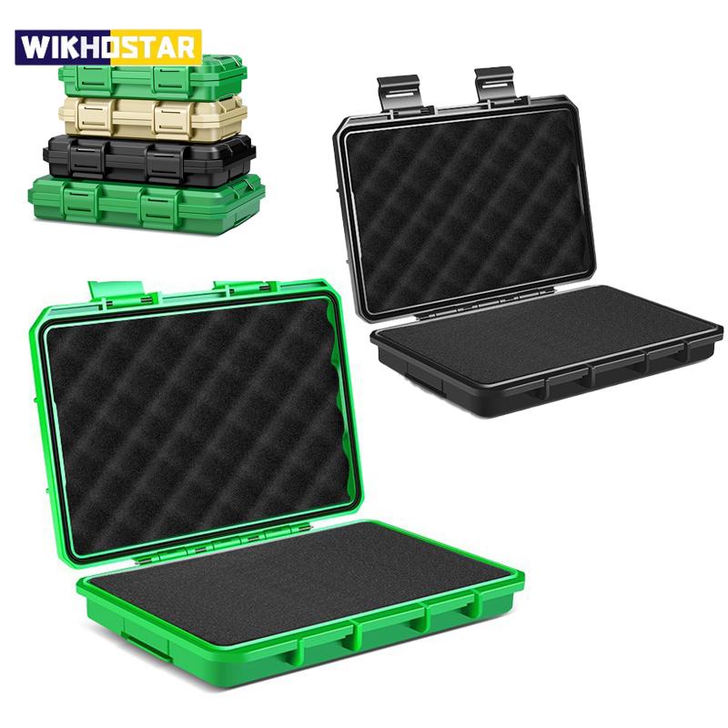 Portable Tool Box Waterproof Sealed Small Precision Instrument Parts Tool Storage Box Safety Protection Small Size Toolbox