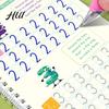 Workbook Set for Building Basic Skills in Children Grooved Copybook Kids Math Drawing Practice Book Handwriting Kids' And Painting Kit Number