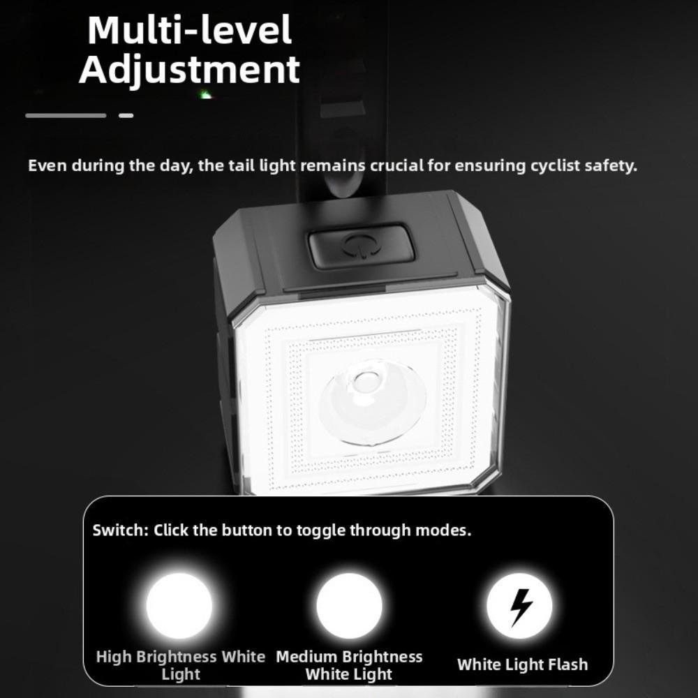 Quick Charging Bicycle Brake Tail Light High Brightness Cycling Accessories  Night Cycling
