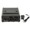 Monitor Headphone Amplifier 2 Channel Compact Monitor Amplifier for Stage Studio 100‑240V US Plug