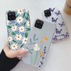 Чехол для телефона Samsung A12 M12 F12 Цветочный силиконовый чехол для Samsung Galaxy A12 5G Fundas Coque Прозрачный мягкий Capas Цветок ТПУ