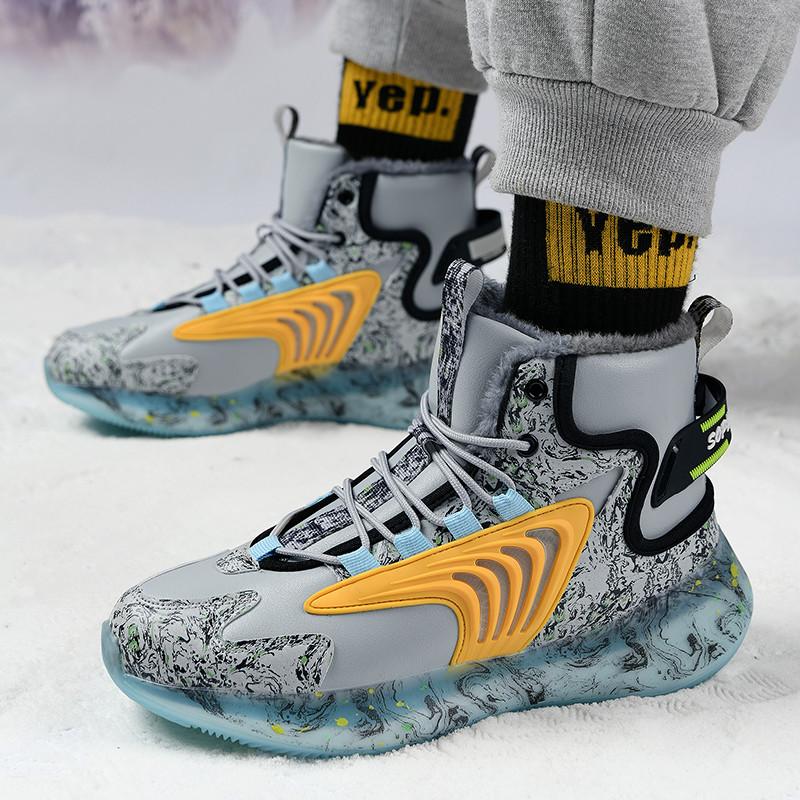 New Men Boots New Winter Slippers Warm Men Shoes Waterproof Plush Sneakers Male Tenis Shoes Boots Men Sneakers Winter