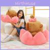 Animal Capybara Lotus Shaped Plush Doll Childrens Birthday Gifts Home Decoration