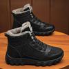 Fashion High Quality Men's Shoes Winter New High Top Work Boots for Men Warm Cotton Shoes Outdoor Non-slip Platform Snow Boots Men 2024