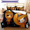 3pcs The Octonauts1 pattern bedding set duvet cover set includes duvet cover &pillowcases, perfect all season bedroom decoration & gift