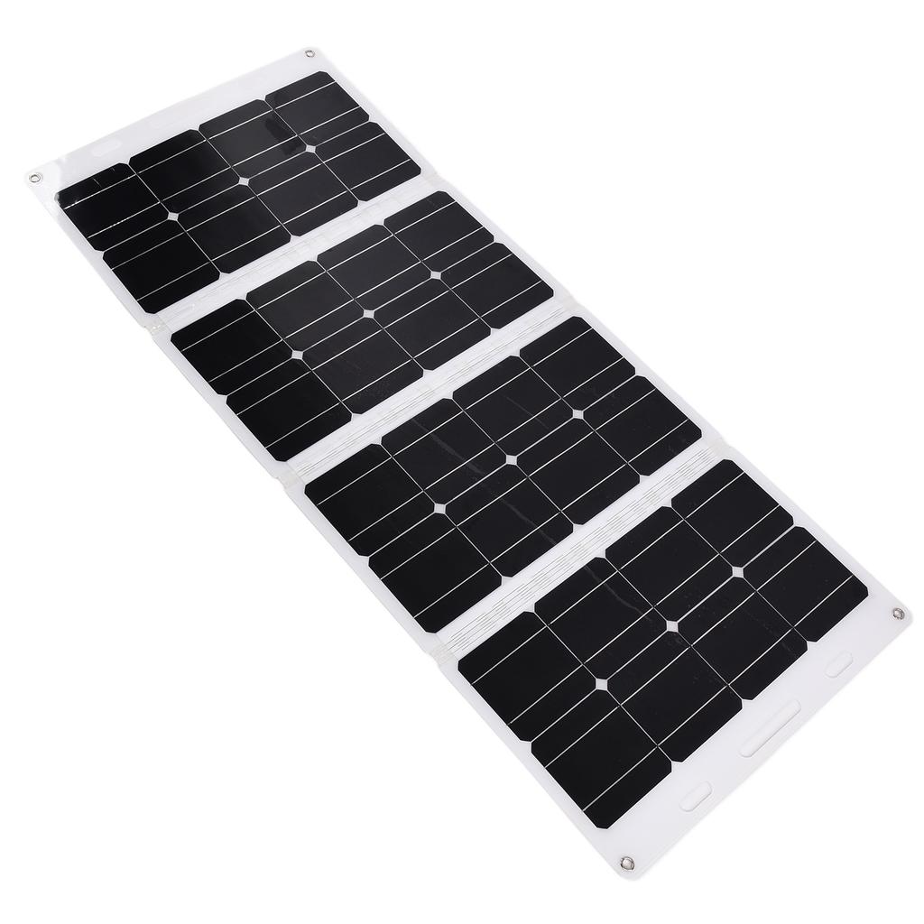 Комплект солнечных панелей, портативная складная система зарядного устройства для аккумуляторов, водонепроницаемая для кемпинга на колесах 100 Вт 18 В