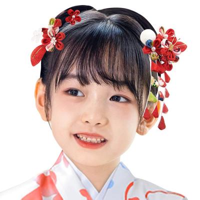 OTAKUMARKET Украшения для волос для и с Идеально для выпускных и для девочек от 3 до 5 лет 4 цвета C Сити-Го-Сан Церемонии совершеннолетия, Фурисодэ,