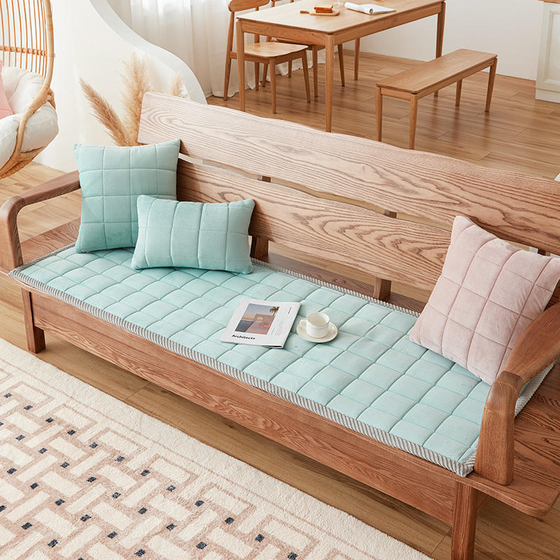 Диванные подушки Four Seasons Universal нескользящие зимние плюшевые подушки для гостиной из красного дерева