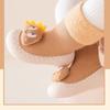 Newborn Baby Toddler Shoes Spring and Autumn Moving Season Cartoon Fleece Thickened Indoor Non-slip Soft Sole Indoor Floor Shoes