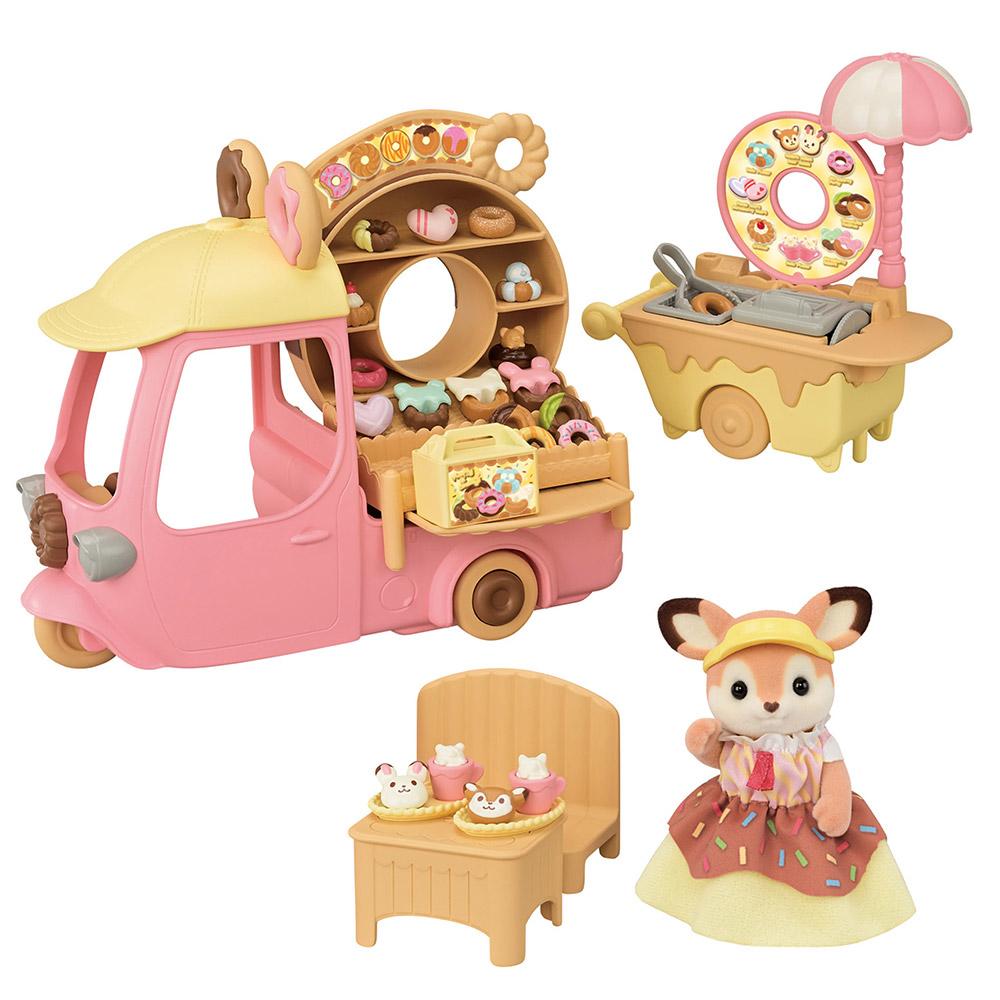Sylvanian Families Игровой набор «Сладкая тележка с пончиками Мамы-оленихи»