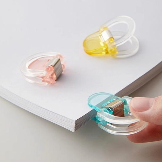 12 шт. Маленькие прозрачные клипсы Видимые Офисные клипсы для файлов Стабильная сила зажима Супер удобные зажимы для документов