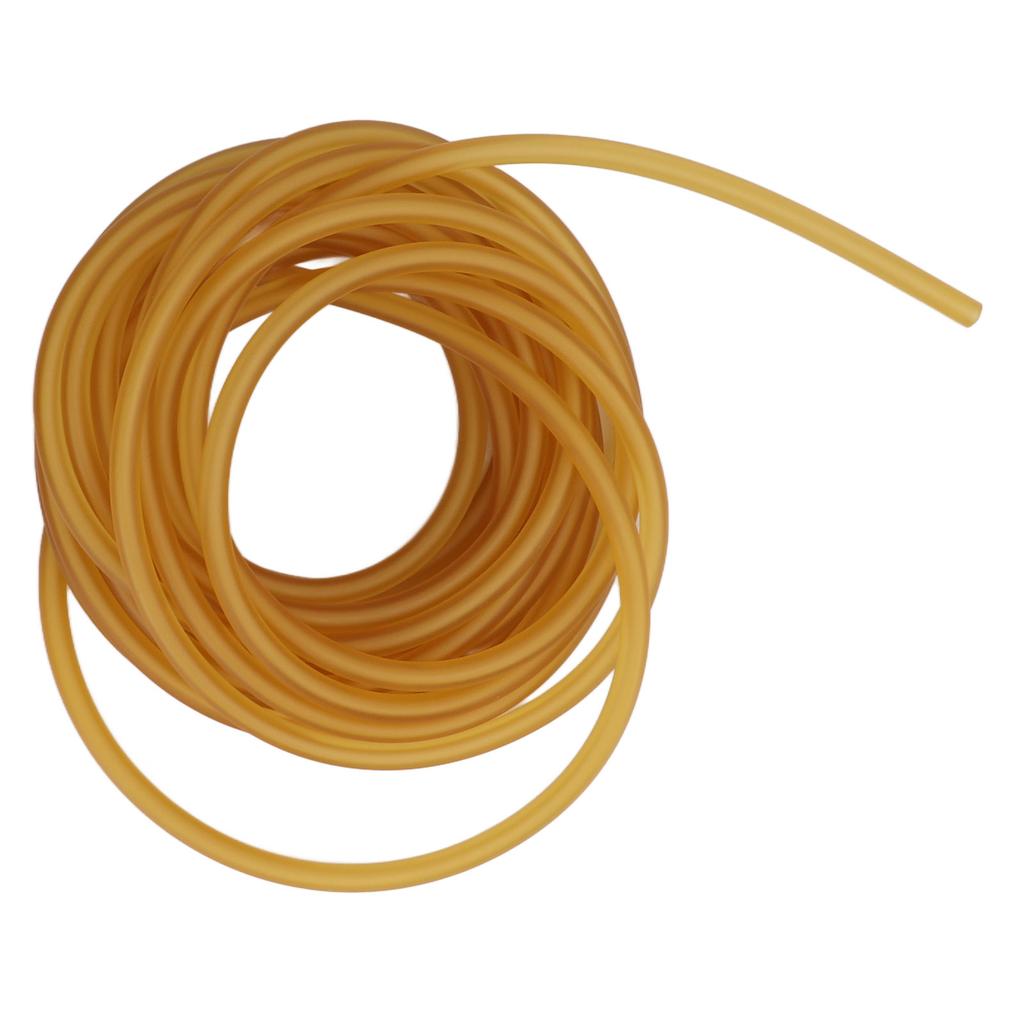 Латексная резинка, желтая высокоэластичная трубка из натурального каучука для рогаток, выполнения фитнес-упражнений