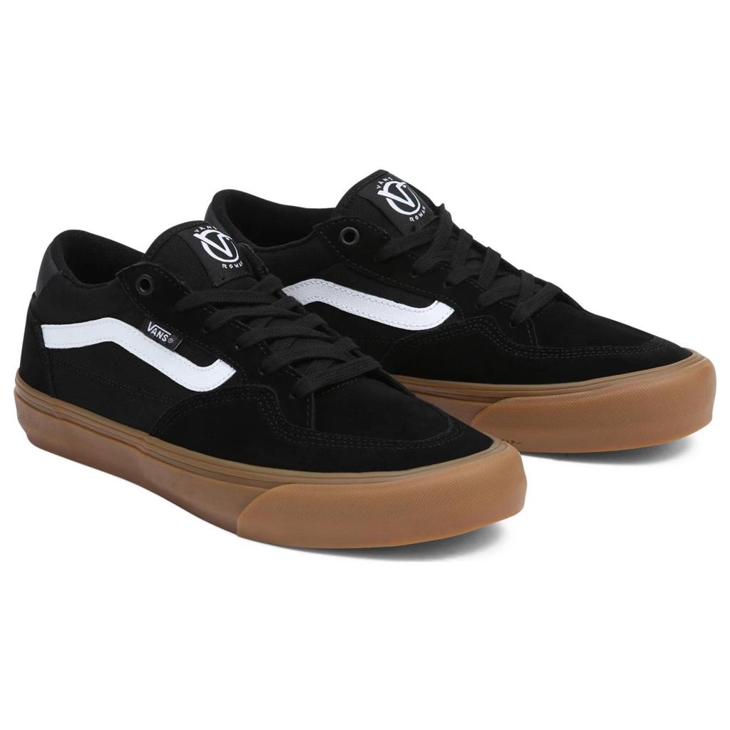 Vans Кожаные кеды Rowan с низким верхом Унисекс Кроссовки Черный Коричневый VN0A5JICB9M