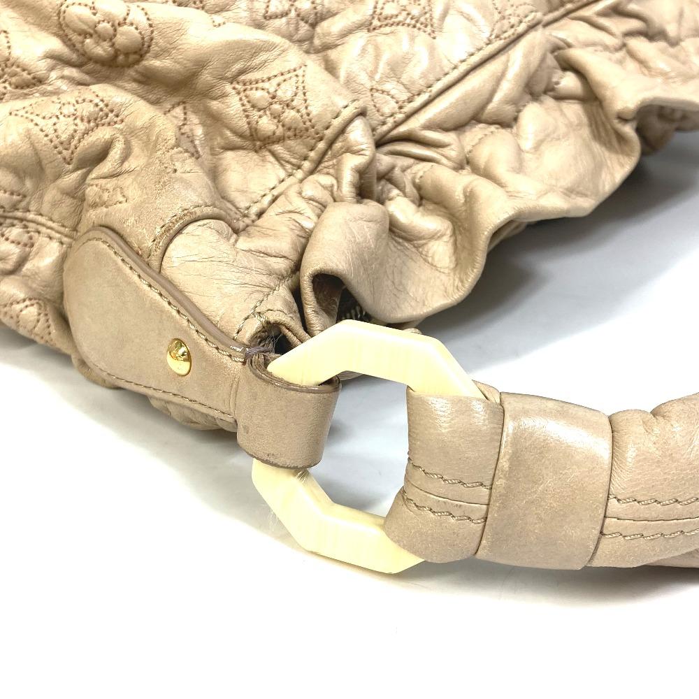 Louis Vuitton M95423 Monogram o lamp Nimbs GM Shoulder Bag Leather Beige