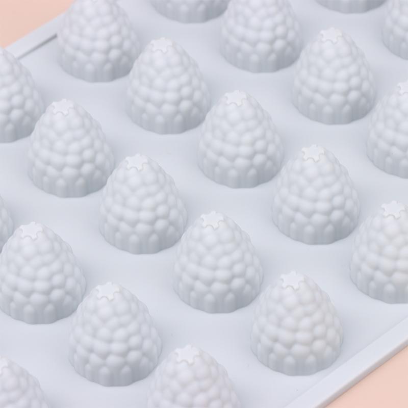 1 шт. 35-гнездные силиконовые формы для клюквы, сделай сам, форма для украшения торта, малинового, клубничного десерта, форма для выпечки помадки