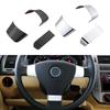 Декоративная наклейка на руль для Volkswagen VW Golf 5 MK5 Passat B6 Jetta Tiguan 2007-2011 ABS Карбоновое волокно Автомобиль