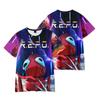 Женские и мужские футболки REPO Game Printed O-Neck Oversize Short Sleeves Fashion Mens Clothing Streetwear