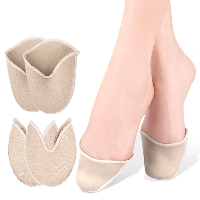 Ballet Pointe Shoe Toe Pad Toe Protectors for Women Soft Breathable Ballet Toe Pad Metatarsal Pad Forefoot Cushion