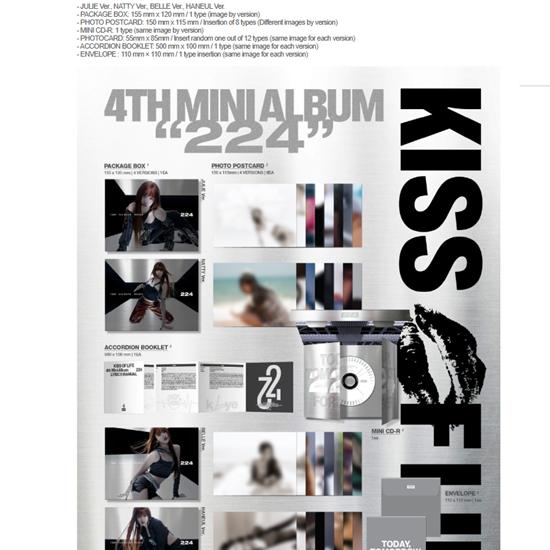 KISS OF LIFE 4-й мини-альбом - [224] (Digipack Ver.) - Дата выпуска 2025-06-09