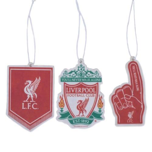 Liverpool FC Crest Air Freshener (Pack of 3)