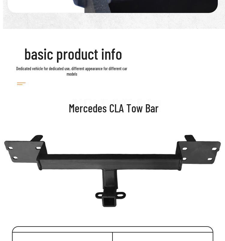 Фаркоп Mercedes CLA Крюк для прицепа Аксессуар для заднего бампера RV
