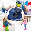 Kumonise Snow Junior Waterproof Winter Boots for Snow Size Kids' Boots, Boys' Snowshoes, Girls' Boots, Children's Play, Blue, 22.5