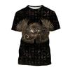 3D T-Shirt Ancient Egyptian God Eye Of Egypt Printing Short Sleeve Tops Men Harajuku Streetwear Oversize T-Shirts Size XS-6XL