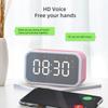 Bluetooth Alarm Clock Large LED Screen Display Calendar Timer Bluetooth Speaker  Home Decoration