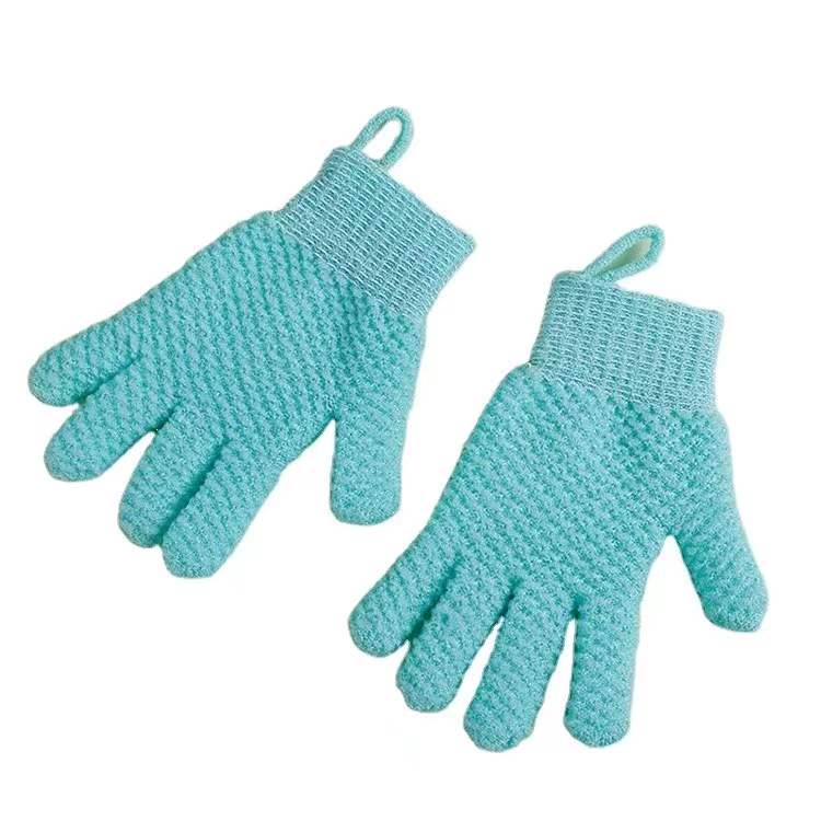 Back Scrubber for Shower Long Handle Back Loofah Shower Brush/Soft Nylon Mesh Mitt Exfoliating Bath Gloves