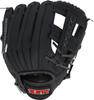 ZETT Catch Ball with Shock Absorbing Lower Elementary School BDG2112V Glove, Beginner's, Pads, 10.5-inch (for Students), Right-Handed Throw, Black,