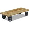 VidaXL Coffee Table In Mango Wood 120 X 60 X 30 Cm