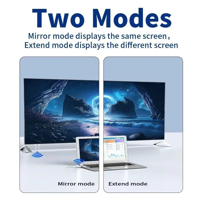 5.8G 1080P@60Hz Беспроводной HDM1-совместимый передатчик и приемник, беспроводной HDMI-удлинитель, дальность 50 м, Plug&Play для ПК, ТВ/проектора/монитора