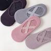 1Pair Breathable Ballet Pilates Socks Backless Dance Sports Socks Soft Yoga Socks  Women