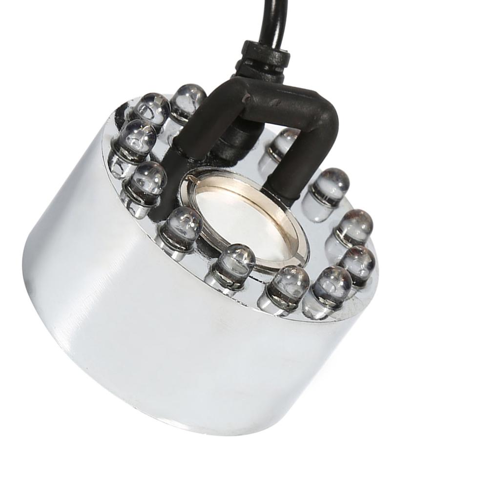 24V Color Changing Ultrasonic Mist Maker Water Fountain Atomizer Air Humidifier Without Adapter